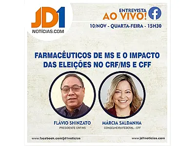 JD1 recebe diretoria do Conselho Regional de Farmácia às vésperas da eleição