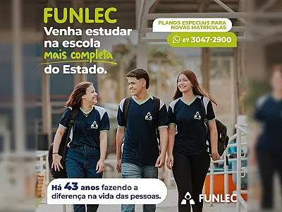 FUNLEC: 43 Anos de Excelência. Vagas para Novas Matrículas!
