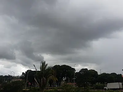 Ciclone e frente fria trazem risco de tempestade e ventos fortes a MS