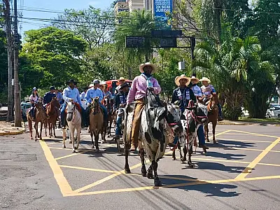Cavalgada do Brasileirão do Laço vai interditar vias de Campo Grande neste domingo