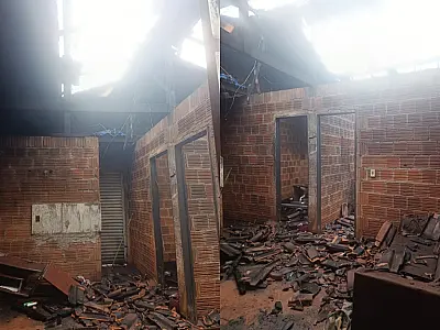 Mulher avisa ex por telefone e incendeia casa em Prudêncio Thomaz