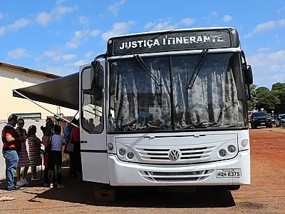 Justiça Itinerante funciona até às 11h30; veja a rota da semana