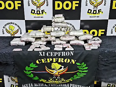 DOF apreende R$ 1,2 milhão em haxixe marroquino em Caarapó