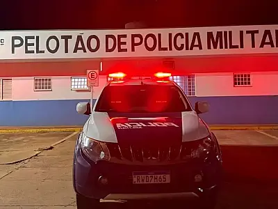 PM conduz homem à delegacia após empurrar e derrubar mulher em Nova Alvorada do Sul