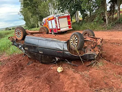 Homem morre após capotamento na BR-267 entre Bataguassu e Nova Casa Verde