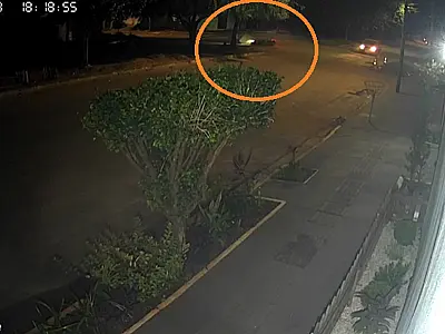 VÍDEO: Motociclista fica ferido após sofrer queda em quebra-molas no Colúmbia