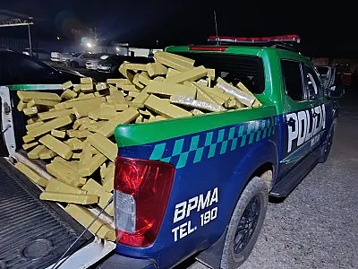 Caminhonete furtada com mais de 2 toneladas de maconha é apreendida na Capital
