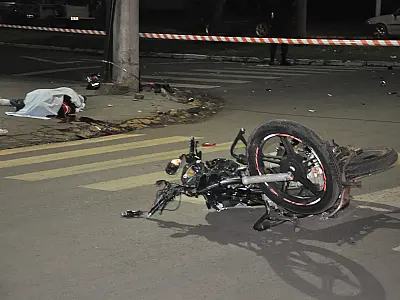 Motociclista morre em grave acidente com carro em Chapadão do Sul
