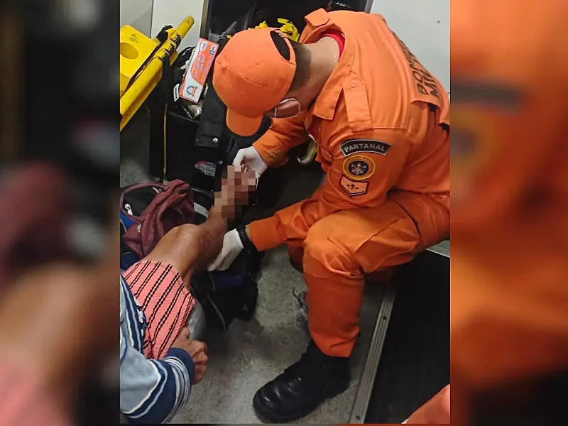 Idosa é atacada por sucuri enquanto capinava às margens do Rio Paraguai