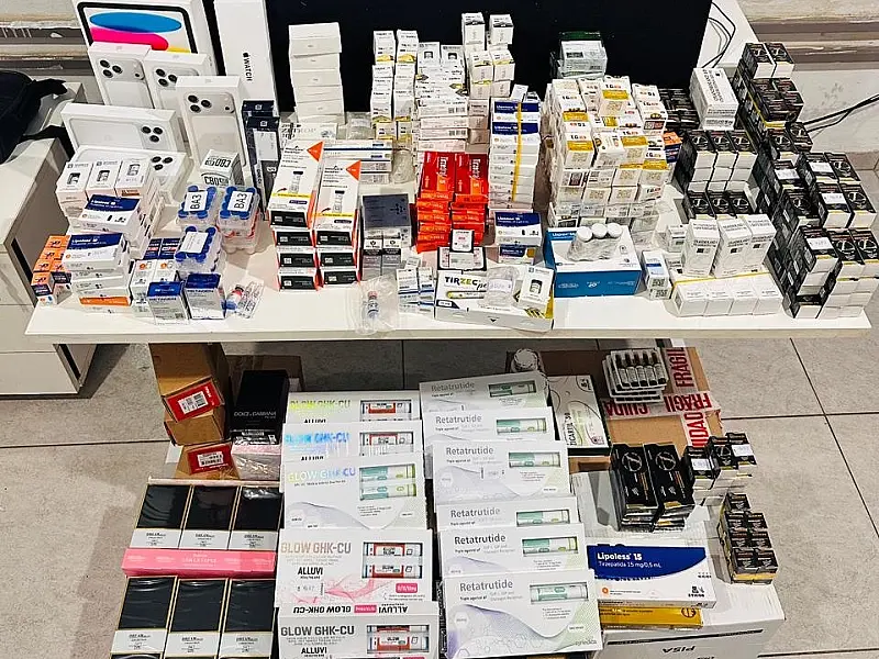 PMR intercepta iPhones e remédios importados avaliados em R$ 650 mil em MS