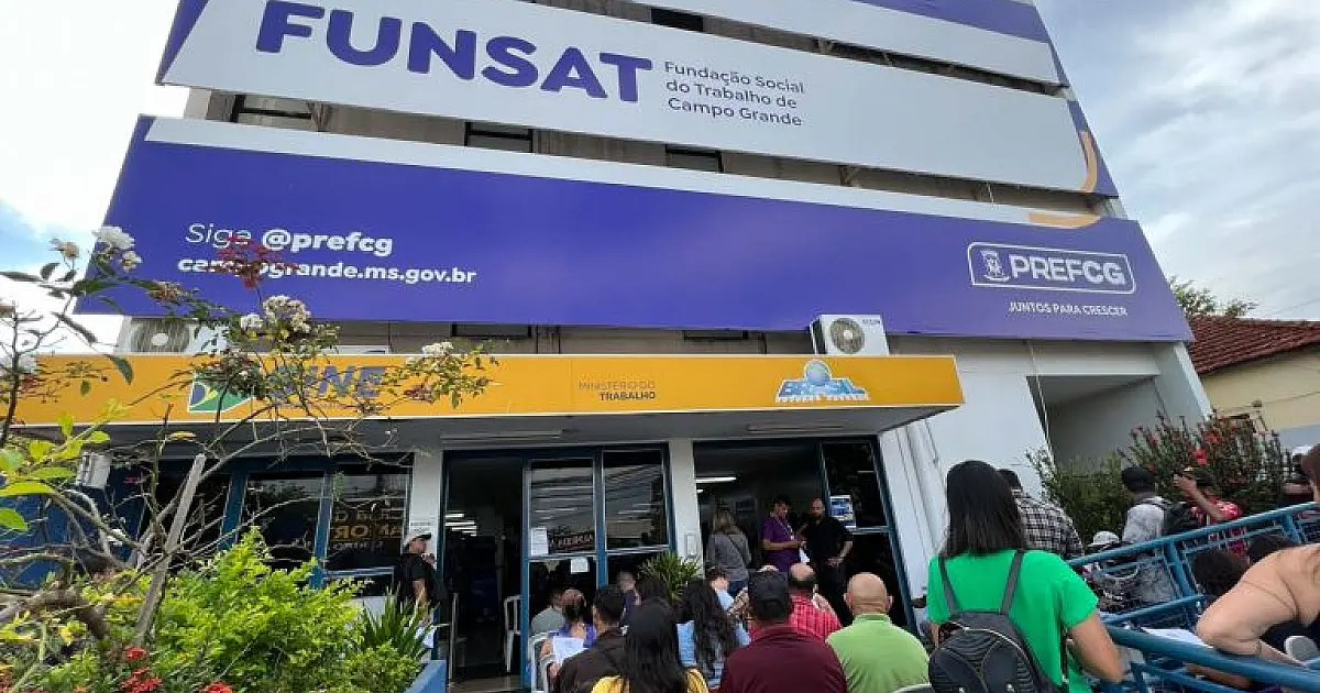 Funsat oferece 940 vagas de emprego em Campo Grande nesta terça-feira (9)
