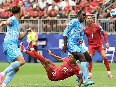 Portugal e RD Congo empatam; congoleses marcam primeiro gol em Copas