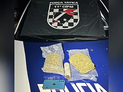 Passageiro de carro por App é preso em flagrante com drogas 'dry e skunk' em Campo Grande