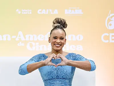 Rebeca Andrade volta com ouro no Pan de ginástica artística