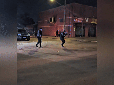 VÍDEO: Policiais são hostilizados e atacados durante operação no Jardim Noroeste