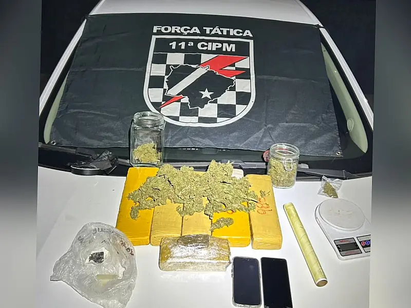 Após discutir com a companheira, homem é preso por tráfico em Campo Grande
