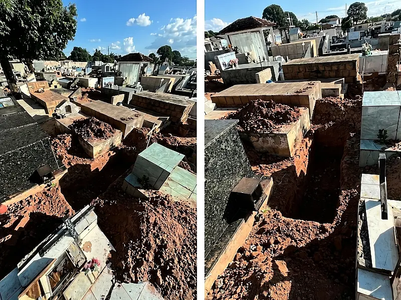 MP investiga cemitério de Naviraí por sumiço de restos mortais