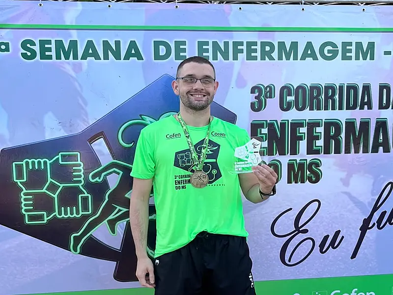 Após ouvir que não voltaria a andar, estudante de MS conquista pódio em corrida