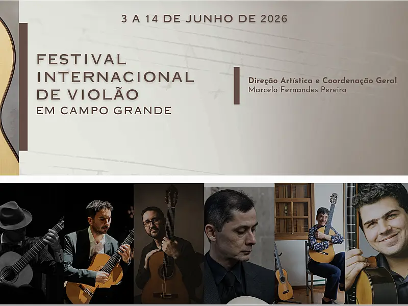 Festival Internacional de Violão começa nesta quarta com concerto gratuito na UFMS