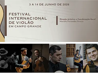 Festival Internacional de Violão começa nesta quarta com concerto gratuito na UFMS
