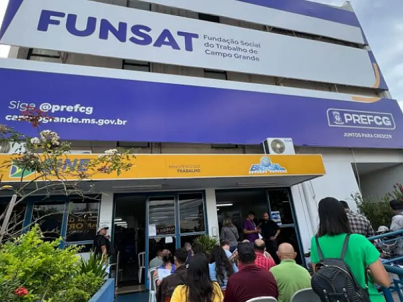 Funsat oferece 958 vagas de emprego nesta quinta-feira em Campo Grande