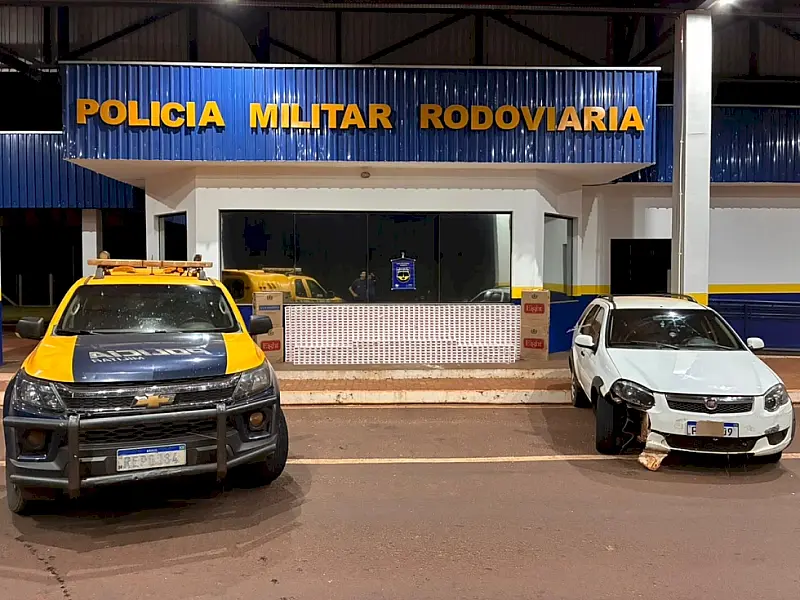 Carga de cigarros avaliada em R$ 124 mil é apreendida após perseguição em Deodápolis