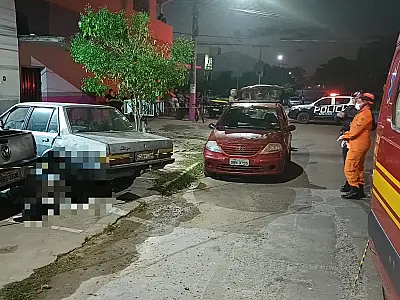 Homem de 50 anos é executado com vários tiros no meio da rua em Corumbá