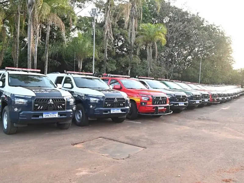 MS recebe investimento de R$ 176 milhões para reforçar segurança com 522 novas viaturas