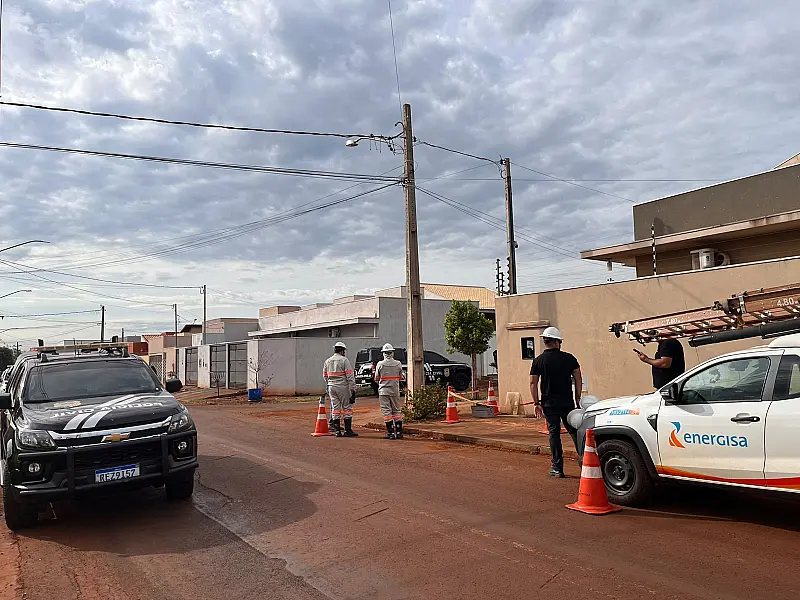 Quatro são presos em MS durante operação contra 'gato' de energia elétrica