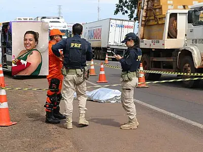 Polícia confirma que mulher que morreu na BR-163 se jogou de carro em movimento