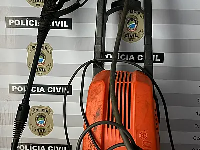 Lavadora de alta pressão furtada é recuperada em Batayporã