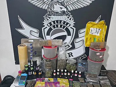 Polícia fecha “delivery gourmet” de drogas que vendia pelas redes sociais na Capital