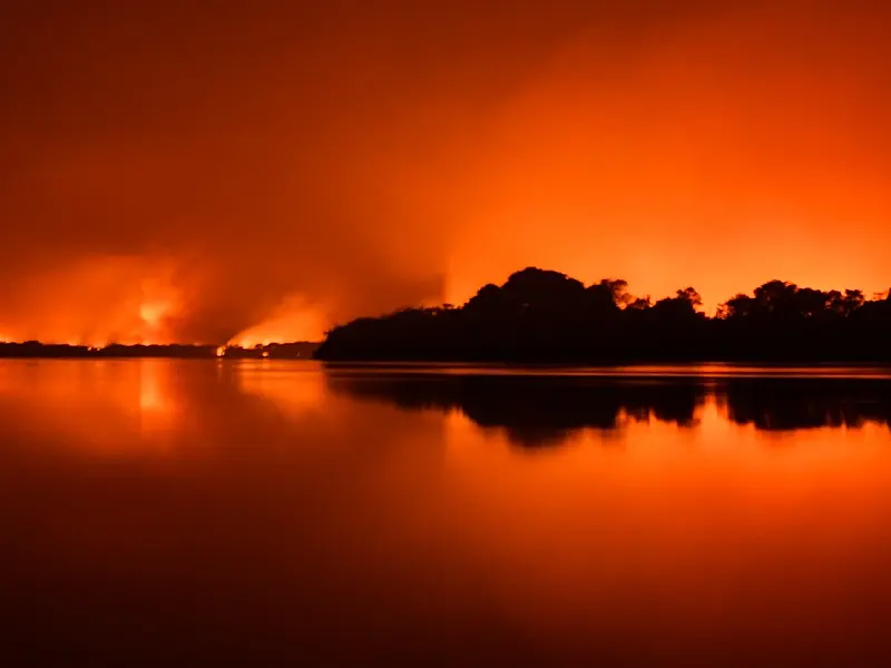 Cemtec alerta para risco alto de incêndios e crescimento de 770% de área queimada no Pantanal