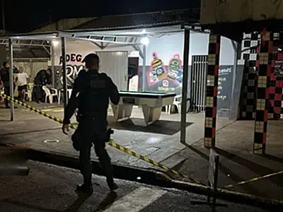 Atiradores ignoram testemunhas e executam rapaz em bar de Três Lagoas