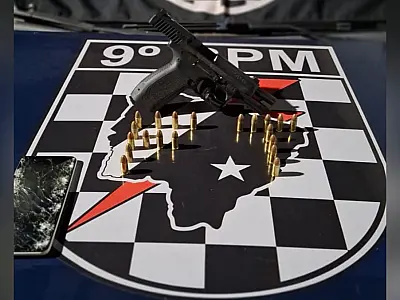 Suspeito de matar homem em praça no Noroeste é preso com pistola carregada