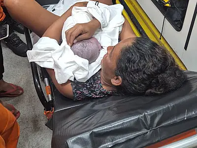 VÍDEO: Brian não espera chegada ao hospital e nasce dentro de viatura em Ladário
