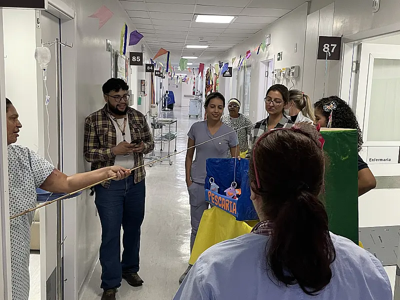 Hospital Universitário realiza festa julina para pacientes em Campo Grande