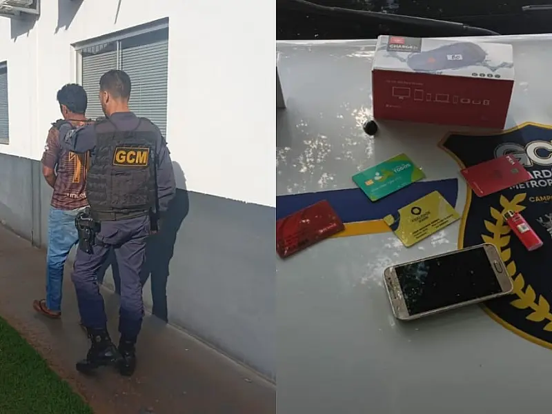 Reconhecido pela vítima em festa escolar, suspeito de furtos acaba preso pela GCM