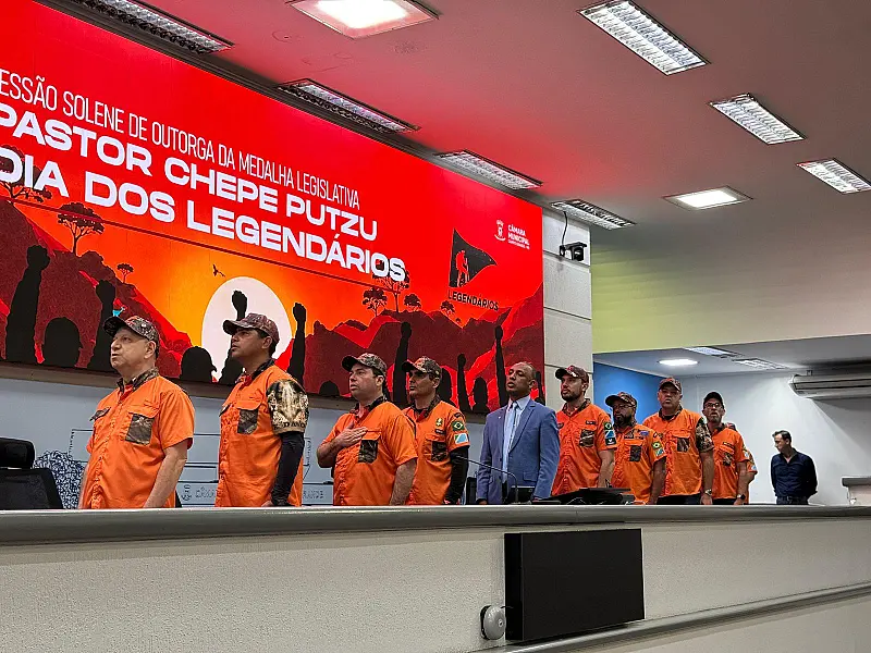Com grupo atuando na Venezuela, Legendários são homenageados na Câmara da Capital