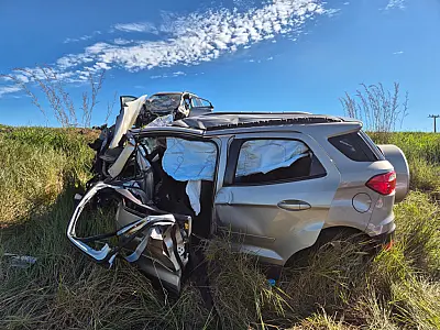 Três mortes são confirmadas em acidente na BR-463 entre Dourados e Ponta Porã