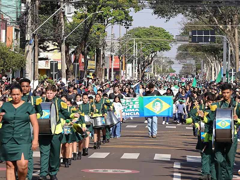 Últimos dias: Inscrições para desfile de 7 de Setembro em Dourados terminam dia 5