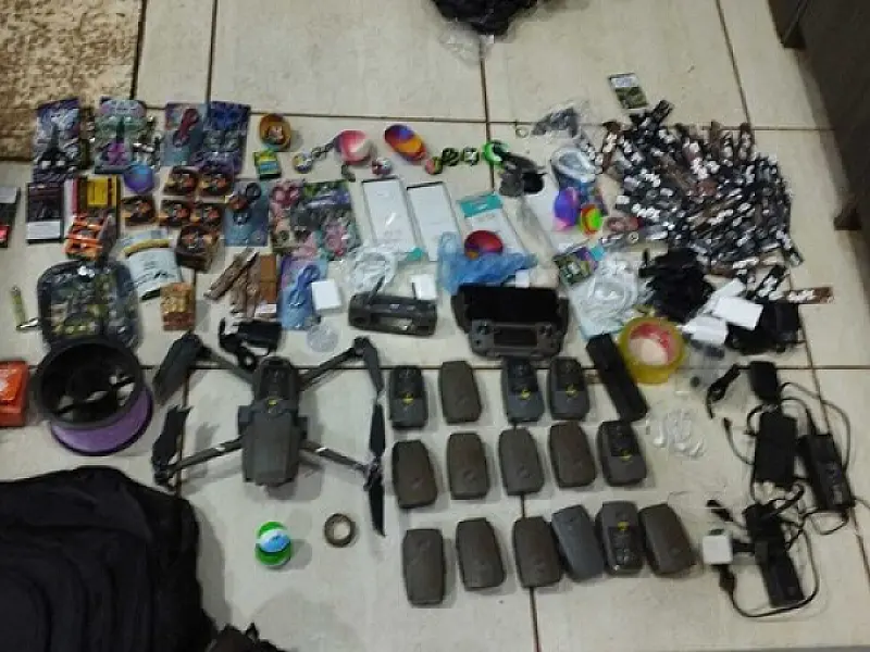Polícia Penal abate drone e apreende carregadores em presídio de Dourados