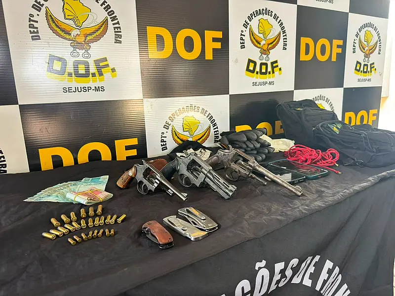 Suspeito de executar caseiro morre em confronto com DOF e dois são presos