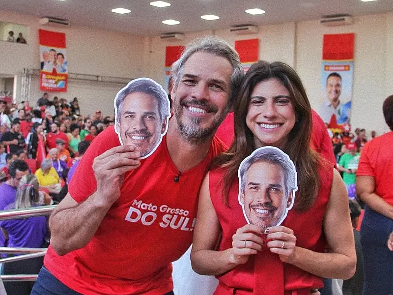 Justiça Eleitoral multa Camila Jara e Tiago Botelho por propaganda antecipada em MS