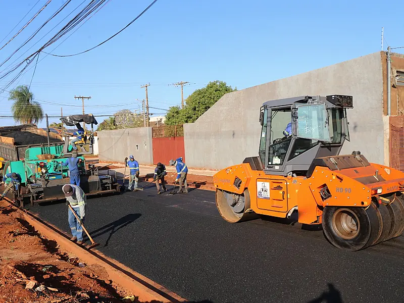 Jardim Centenário recebe obras de pavimentação e drenagem de R$ 5,3 milhões