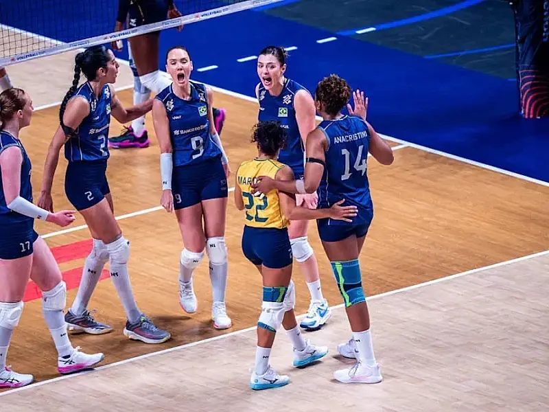 Brasil vence a Itália no tie-break e disputa a final da VNL feminina com a Turquia