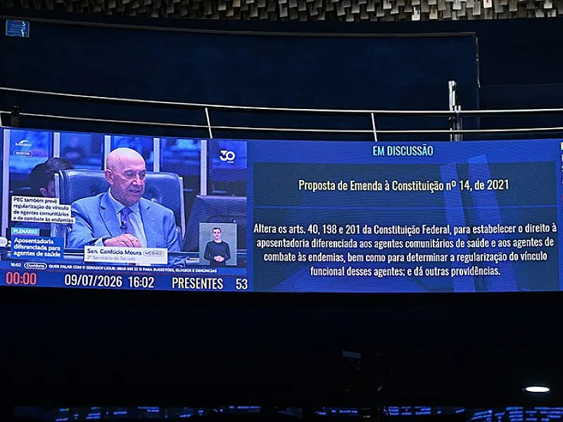 Senado prepara votação de PEC que cria aposentadoria especial para agentes de saúde