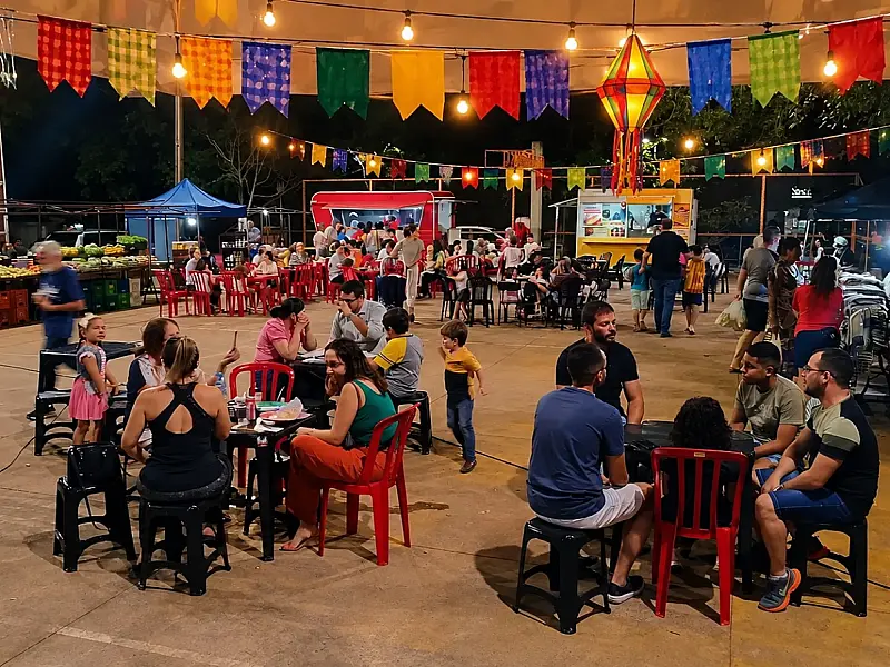 Feira Cidade Jardim recebe edição especial de festa julina na Capital