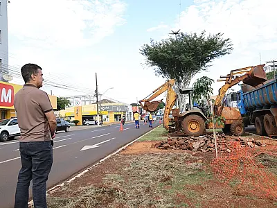 Dourados dá início à revitalização de espaços públicos na região central