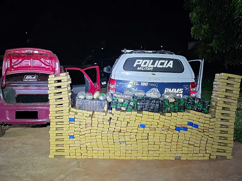 PM faz abordagem e prende jovem com drogas avaliadas em R$ 1,3 milhão em Deodápolis
